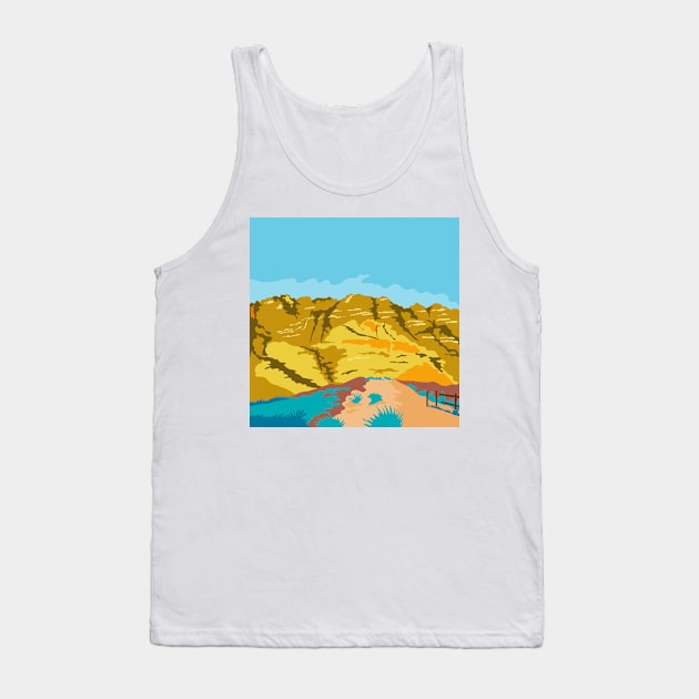 Red Rock Canyon WPA Tank Top by retrovectors
